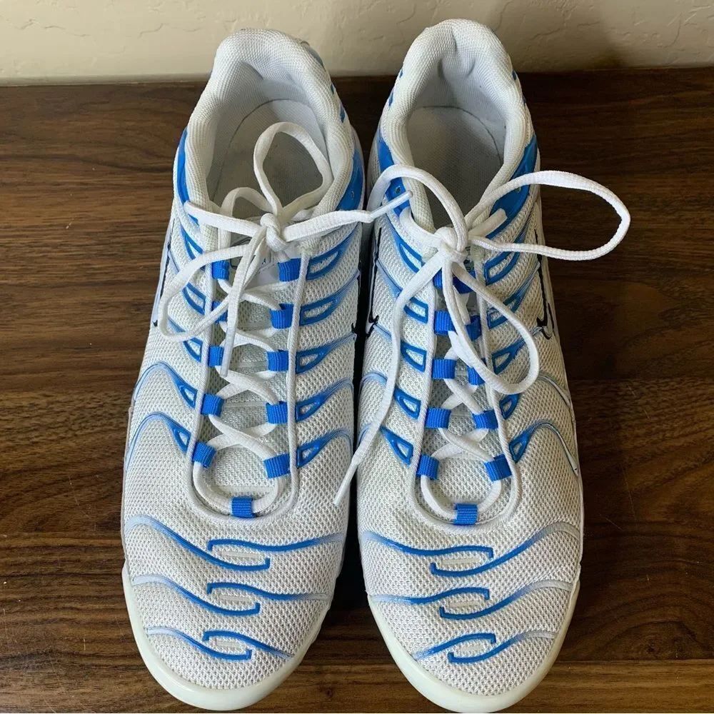 Men’s Nike Airmax Plus TN Air White University Blue Men’s Size 12